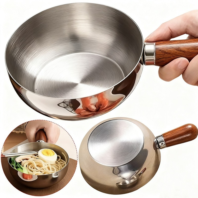 Kitchen Electronics Gadgets - Ceviz Ağacı Saplı Paslanmaz Çelik Sos