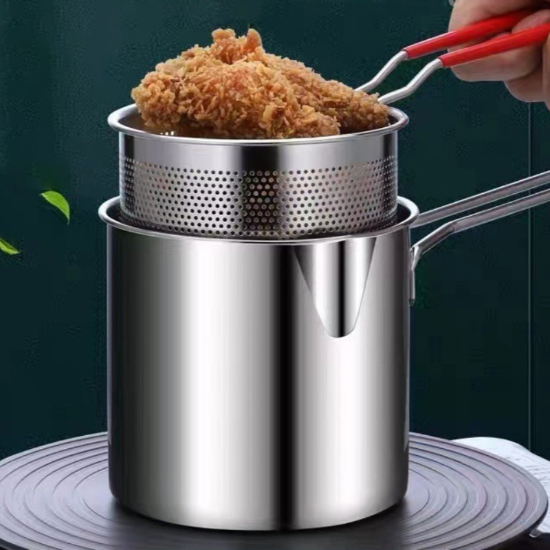 Kitchen Electronics Gadgets - 304 Paslanmaz Çelik Fritöz Kızartma Sepeti