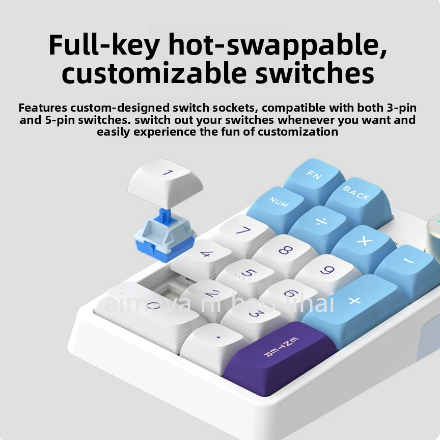 Wireless Keyboard Mini - Kzzi K20 Mini Tuş Takımı Üç
