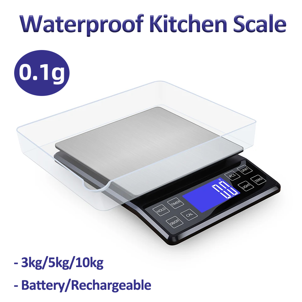Kitchen Electronics Gadgets - Dijital Mutfak Terazisi 0.1g Yüksek Hassasiyetli