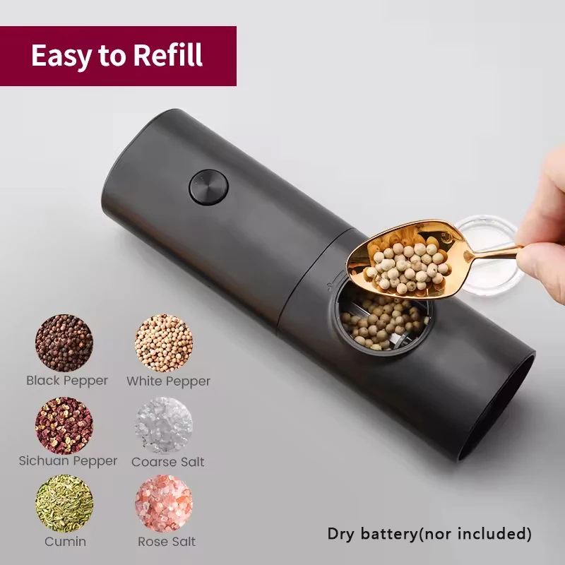 Kitchen Electronics Gadgets - Elektrikli Otomatik Tuz ve Karabiber Öğütücü