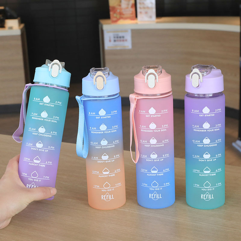 Smart Water Bottle Tracker - 700 ML Koşu Su Şişesi Yumuşak
