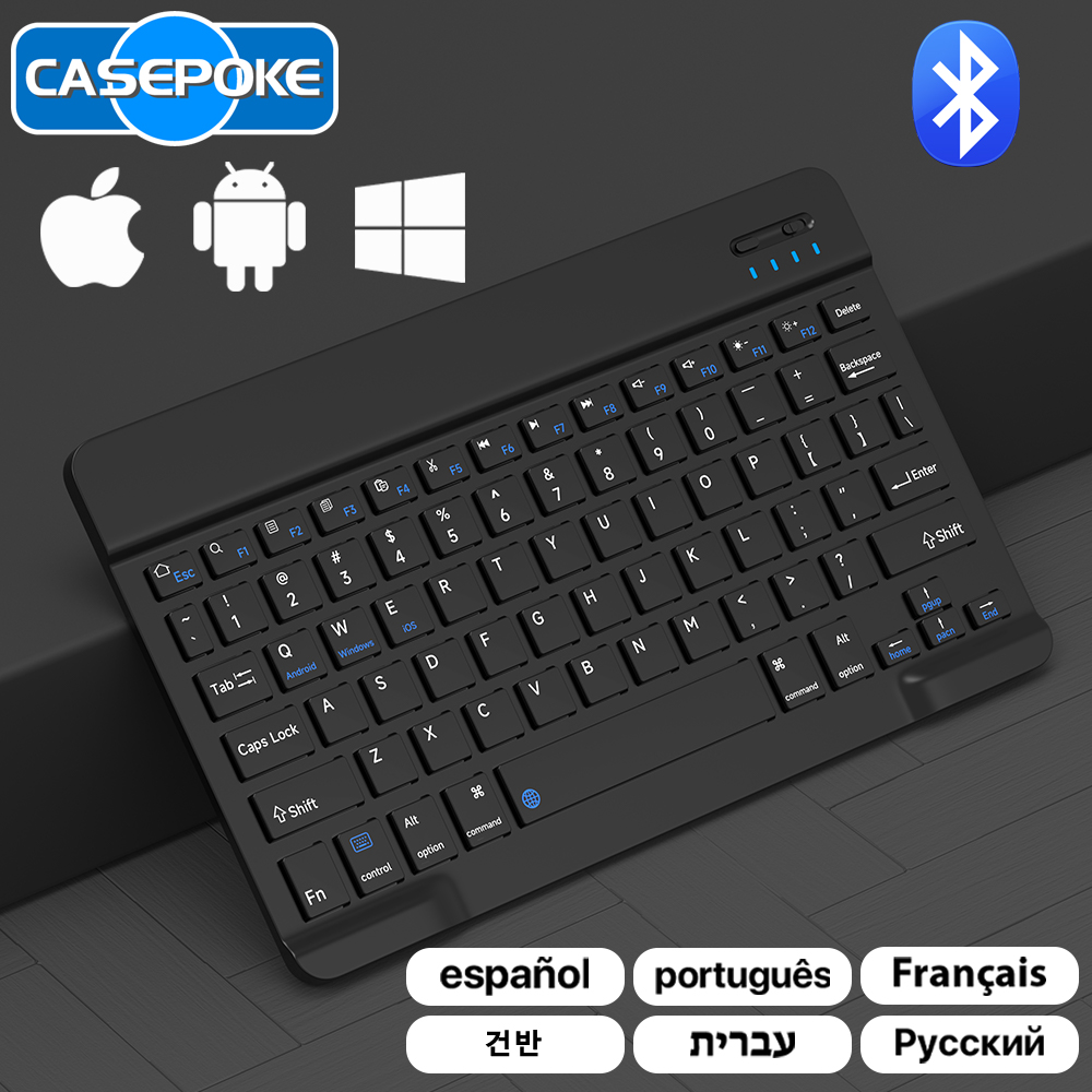 Wireless Keyboard Mini - CASEPOKE iPad Xiaomi Samsung Huawei Tablet