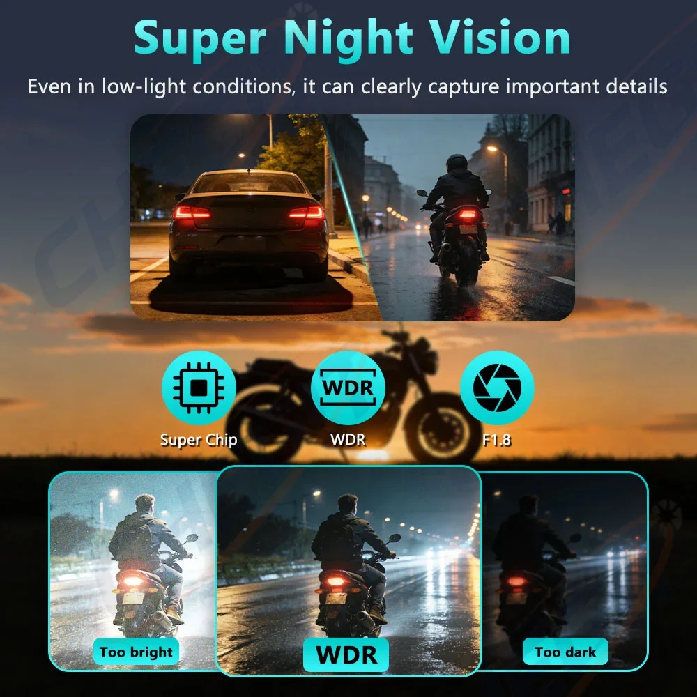 Motosiklet DVR 2K HD WiFi Su G - Compact Camera Mirrorless incelemesi ve fiyatı
