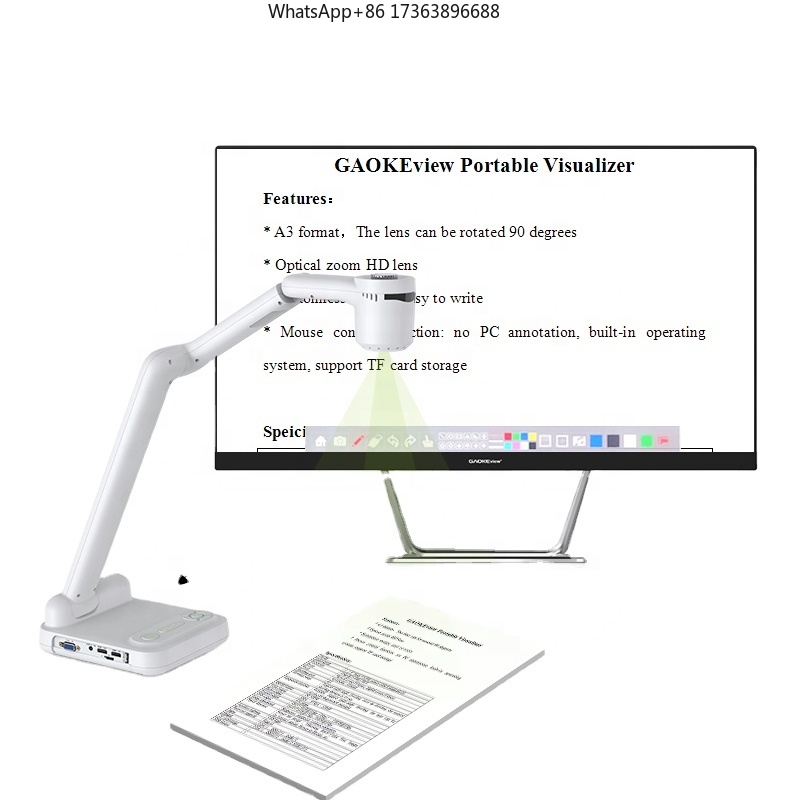Gaoke A3A4 Mini Tarayıcı Belge - Document Camera Visualizer incelemesi ve fiyatı