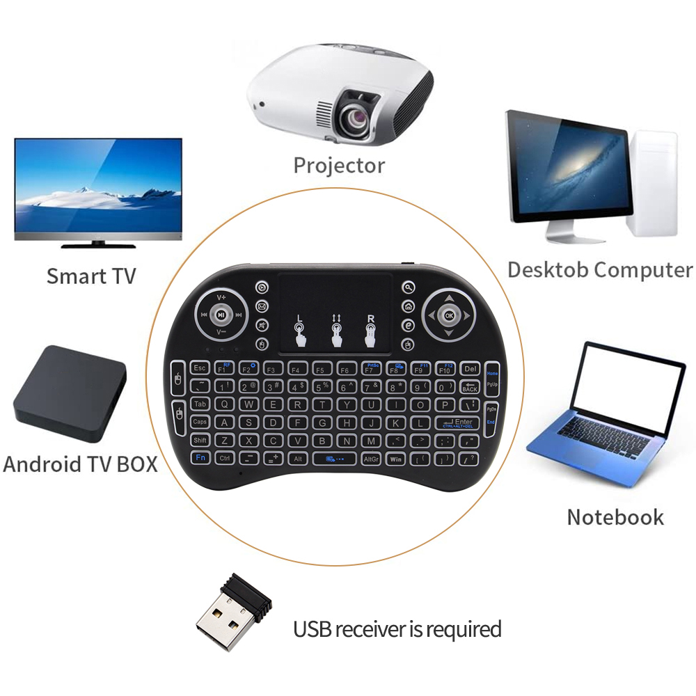 Arkadan aydınlatmalı İngilizce - Wireless Keyboard Mini incelemesi ve fiyatı