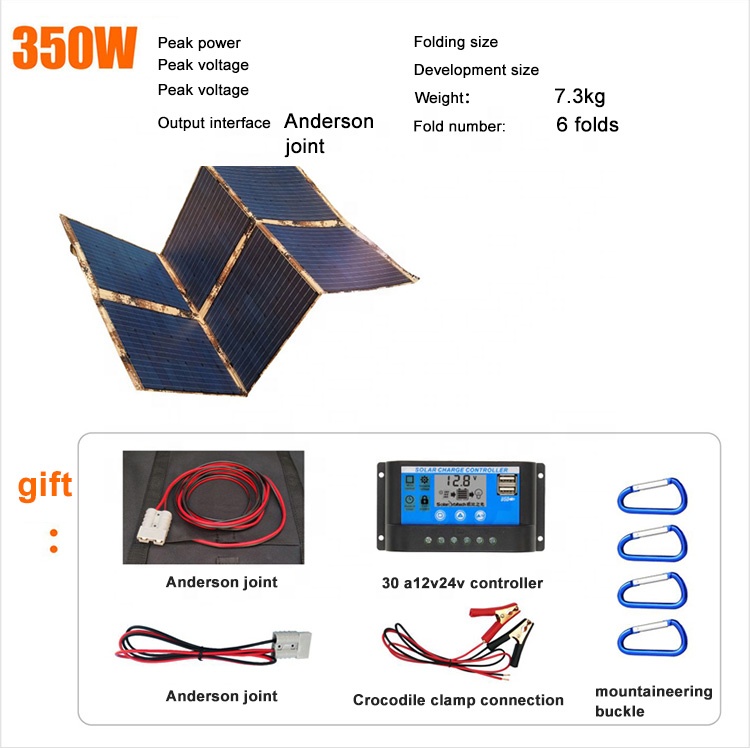 350W Esnek Monokristal Güneş P - Solar Powered Charger incelemesi ve fiyatı