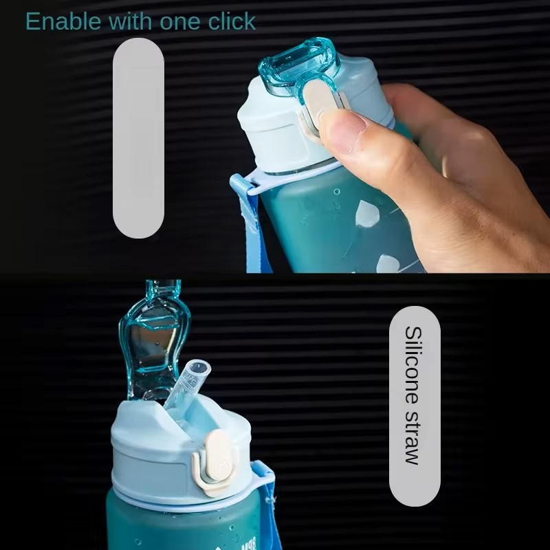 Zaman Takipli Pipetli Spor Su  - Smart Water Bottle Tracker incelemesi ve fiyatı