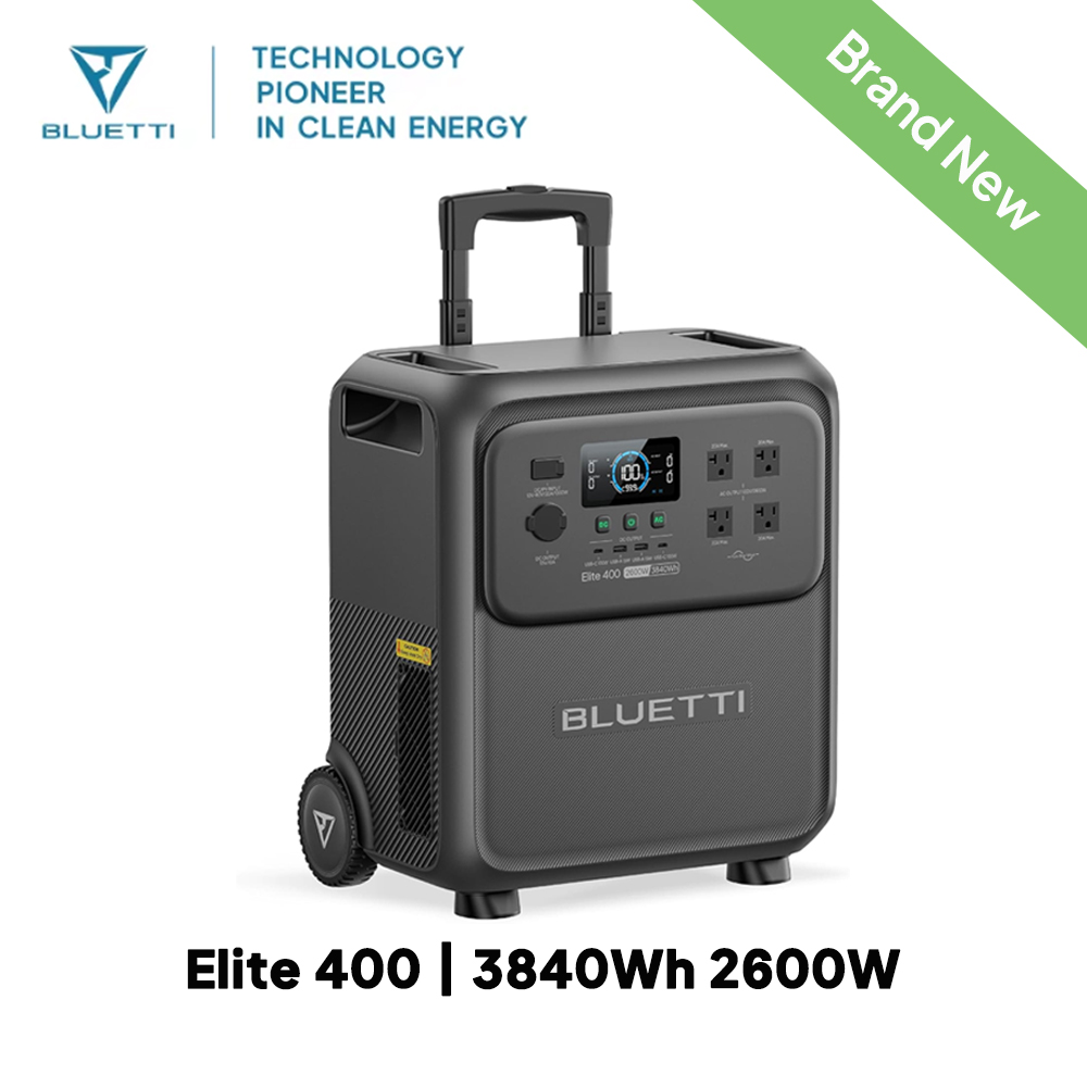 BLUETTI Elite 400 2600W 3840Wh - Solar Powered Charger incelemesi ve fiyatı