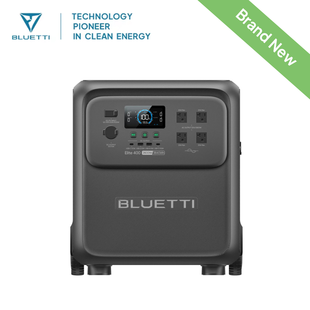 BLUETTI Elite 400 2600W 3840Wh - Solar Powered Charger incelemesi ve fiyatı