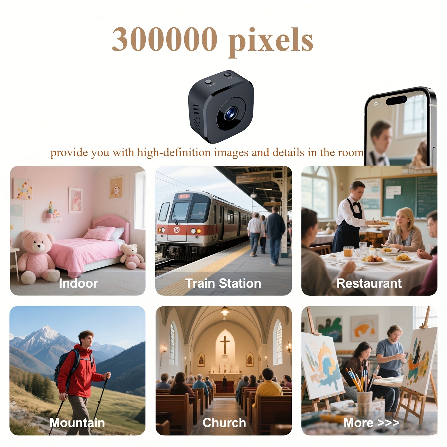 1080P HD Mini WiFi Kamera Kapa - Compact Camera Mirrorless incelemesi ve fiyatı