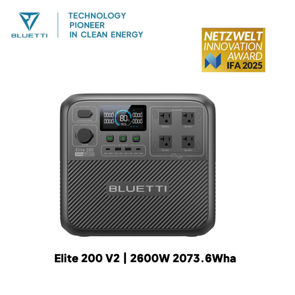 【Yenileme】BLUETTI Elite 200 V2 - Solar Powered Charger incelemesi ve fiyatı