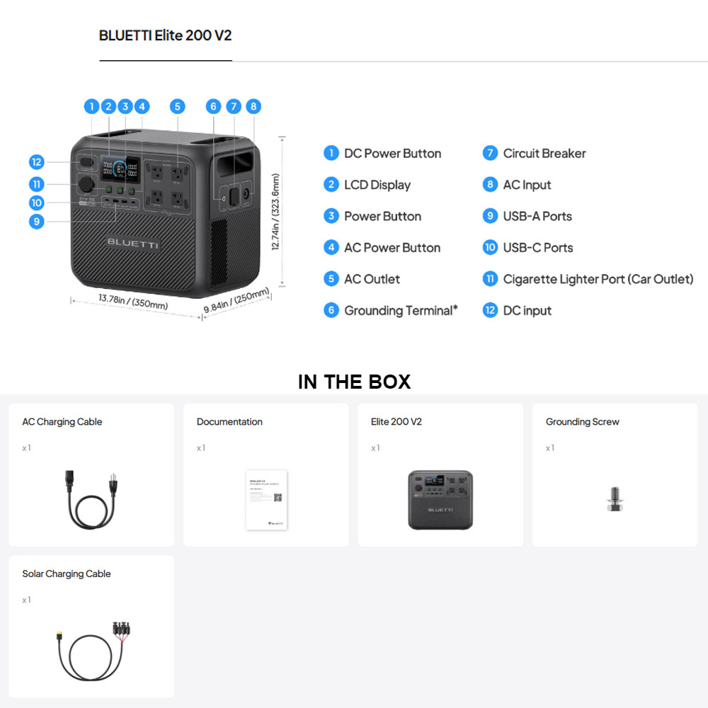 【Yenileme】BLUETTI Elite 200 V2 - Solar Powered Charger incelemesi ve fiyatı