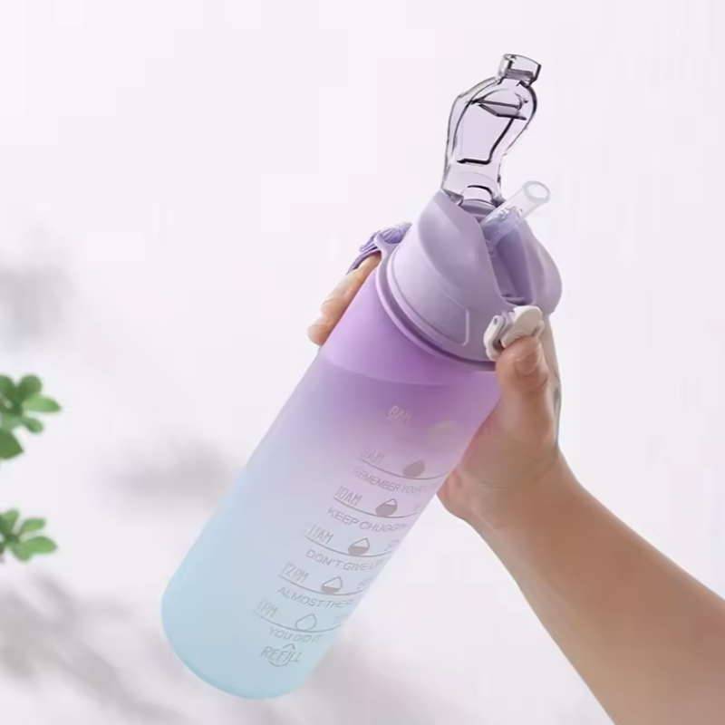 300ml/750ml/2L Su Şişesi Motiv - Smart Water Bottle Tracker incelemesi ve fiyatı