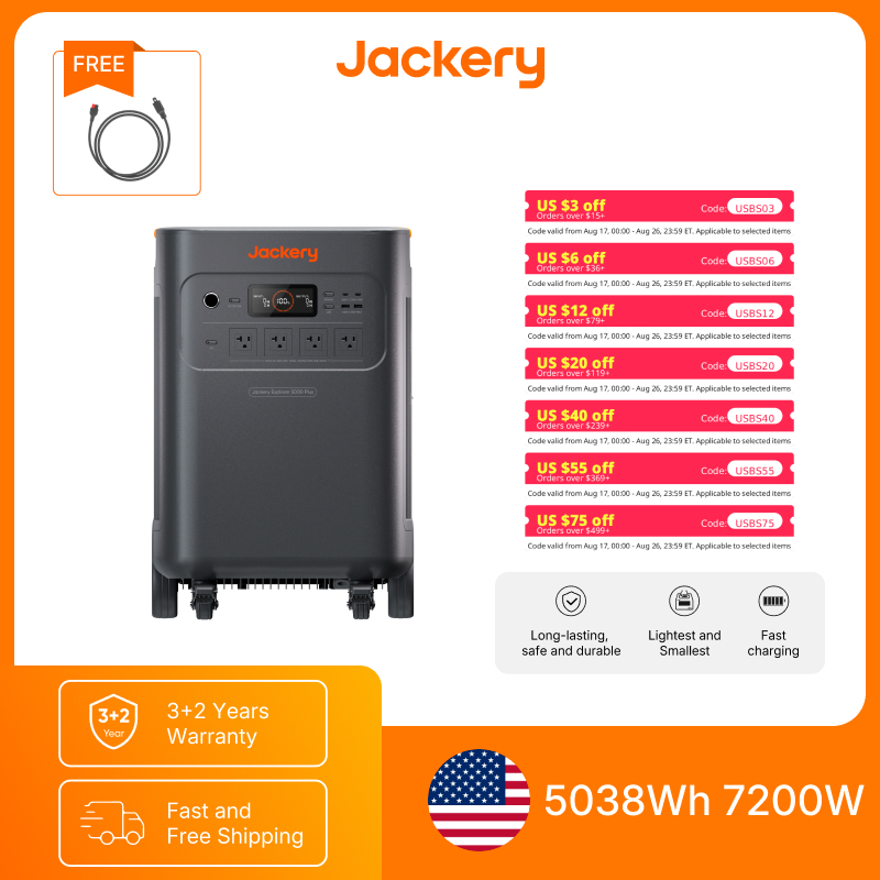 Jackery Explorer 5000 Plus And - Solar Powered Charger incelemesi ve fiyatı