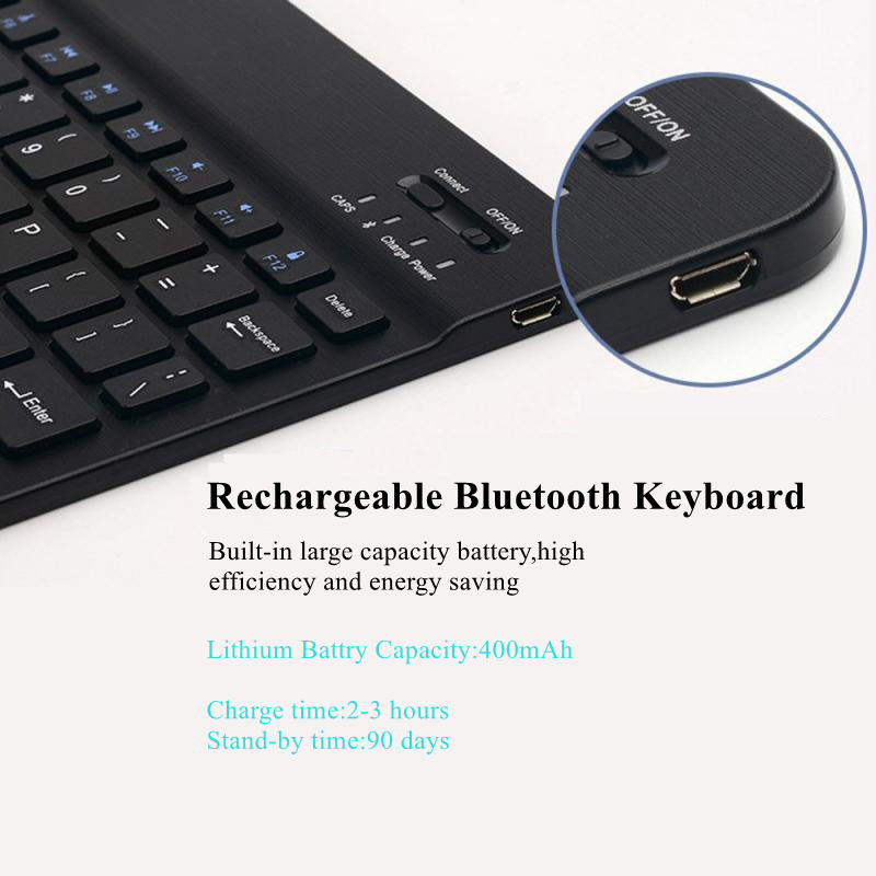 7 renkler RGB Bluetooth klavye - Wireless Keyboard Mini incelemesi ve fiyatı