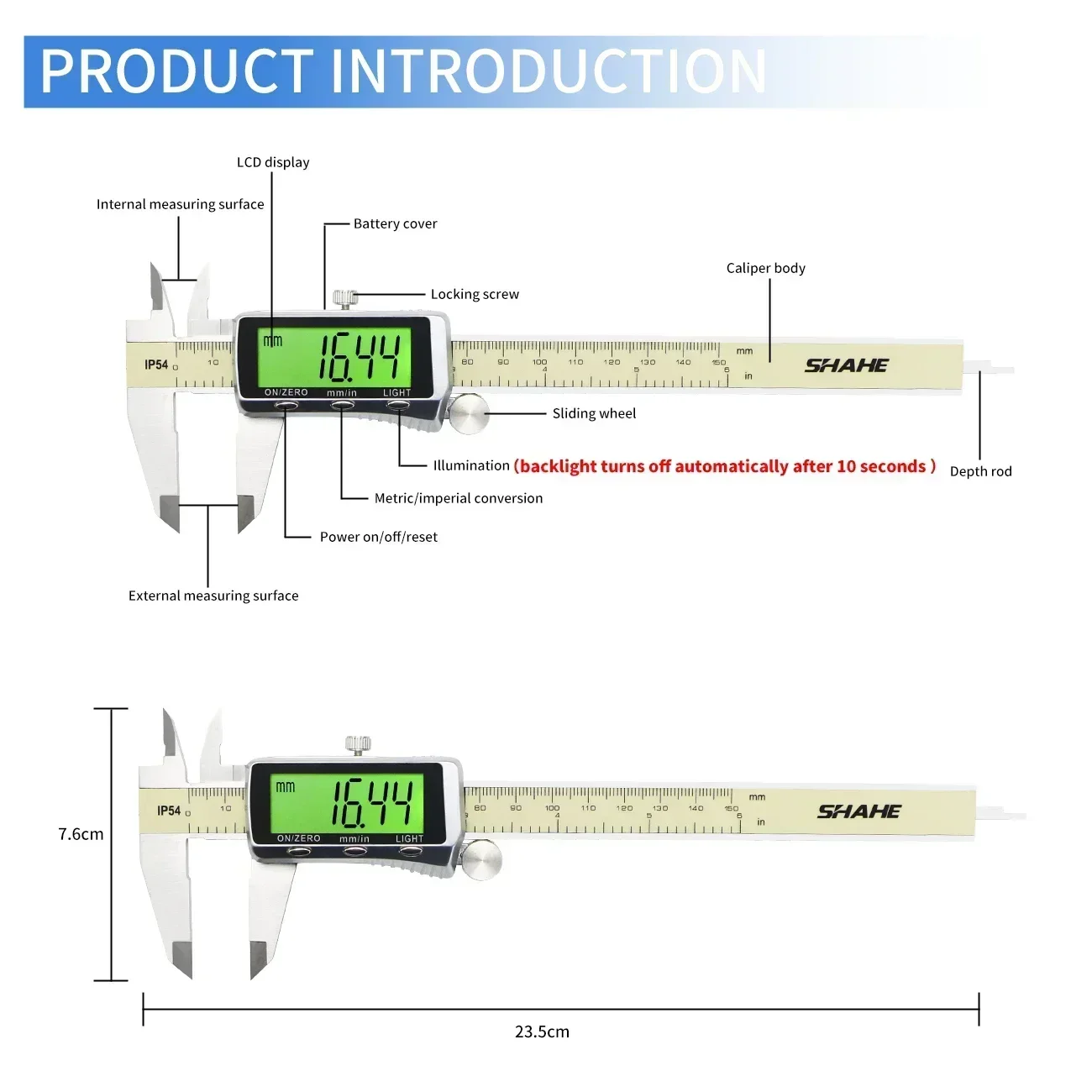 SHAHE yeni dijital kumpas 0-6  - Electronics New Gadgets incelemesi ve fiyatı
