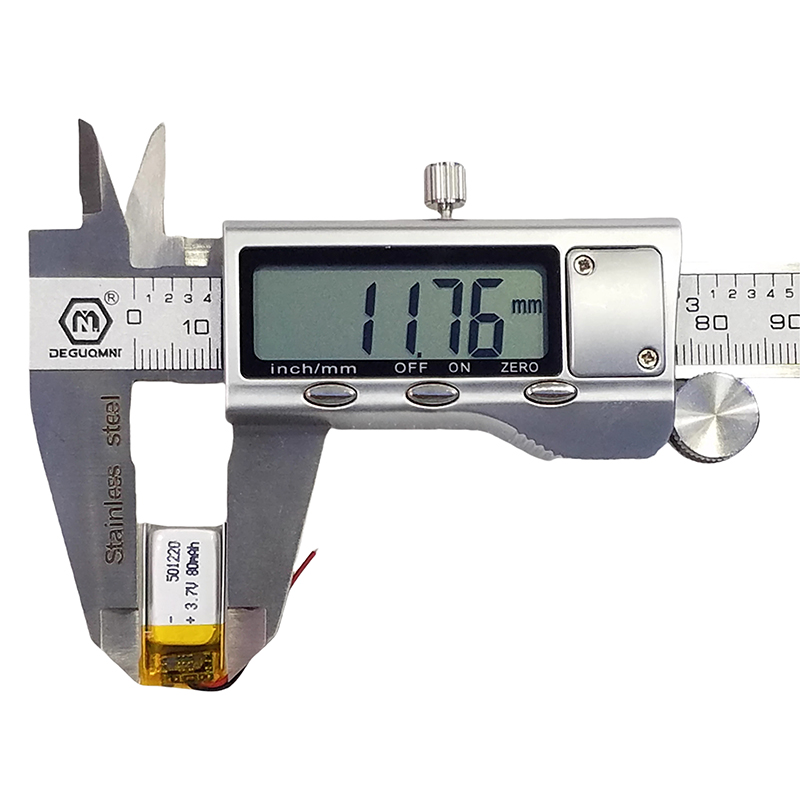 501220 Li-ion Polimer Pil 80mA - Electronics And Gadgets Ce incelemesi ve fiyatı